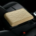 thumbnail image 5 of HOZVOMI Universal Leather Car Armrest Box Pad - Memory Foam Center Console Cover for SUVs, Trucks, & Vehicles (Gray, Red, Black, White, Brown), 5 of 7