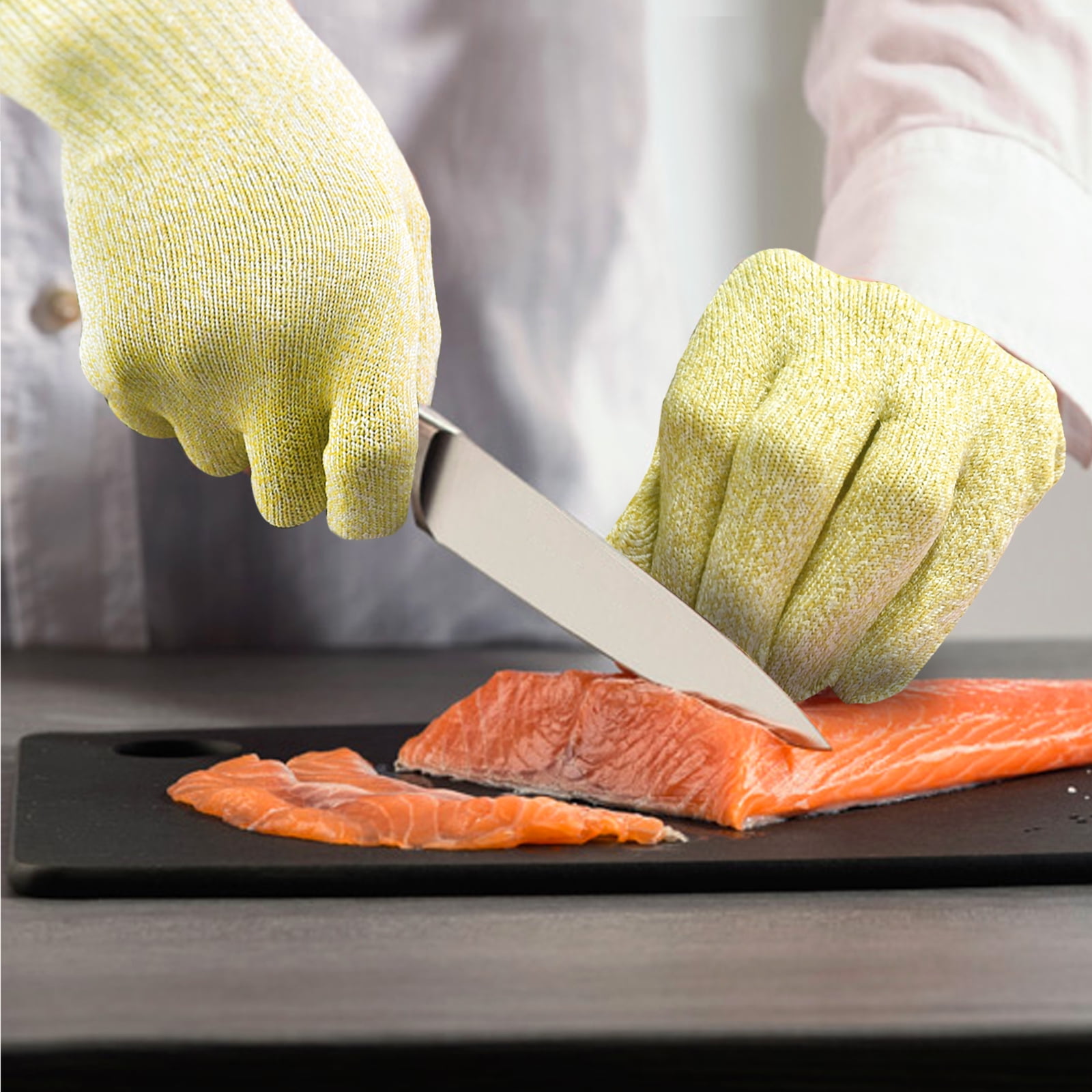HereToGear Cut Resistant Gloves - 2 PAIRS Small - Food Grade, Level 5  Protection from Kitchen Knives - Great while Shucking Oysters