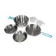 thumbnail image 1 of Set de cocina Stansport para dos personas, acero inoxidable, plateado, 1,5 L, 1 of 9