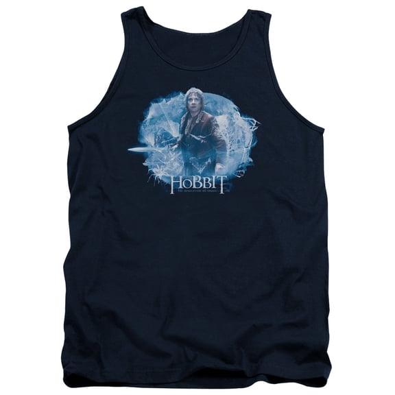 Hobbit Tangled Web Adult Tank Top Navy