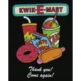 thumbnail image 2 of The Simpsons Men's Kwik-E-Mart Thank You Come Again Bart Graphic Print Adult T-Shirt, 2 of 4