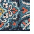 thumbnail image 4 of Better Homes & Gardens 5' x 7' Blue Medallion Outdoor Rug, 4 of 5