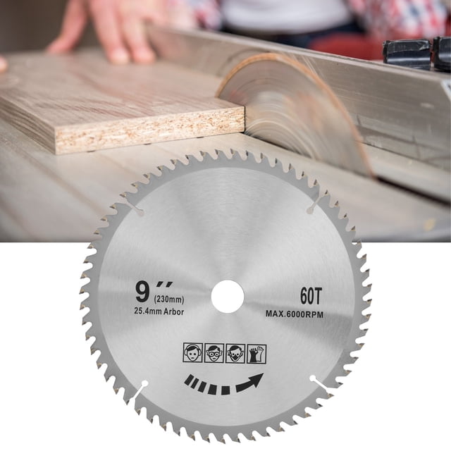 Blade Circular Saw Blade Cemented Carbide Woodworking Saw Blade Accessory 9 x 60T 230mm