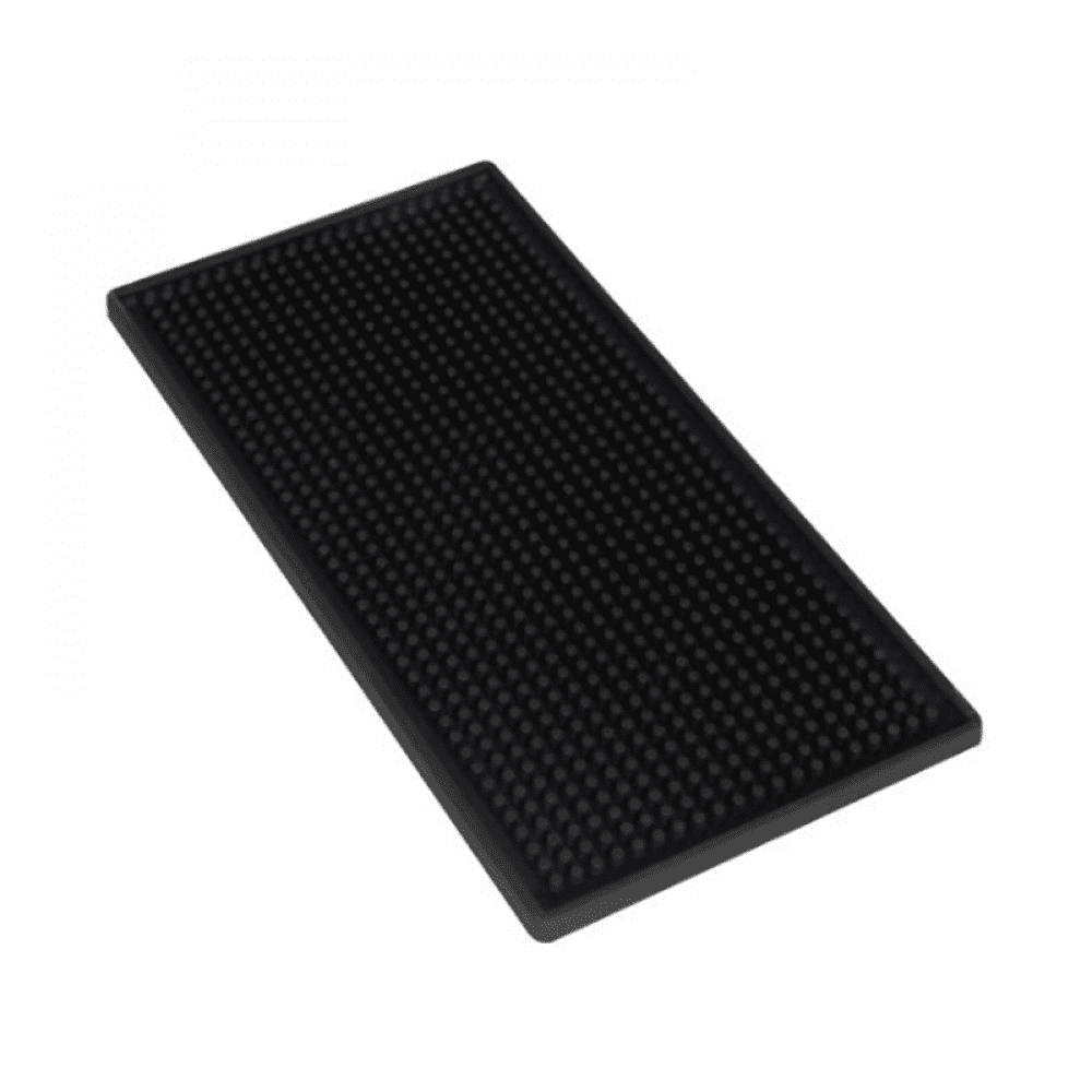 MAGAZINE Black PVC Thickened Coaster Bar Mat Nonslip Waterproof Placemat Bar Rubber Mat