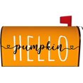 thumbnail image 1 of Fall Mailbox Cover 21x18 Inch, Hello Pumpkin Post Letter Box Covers, Autumn Harvest Thanksgiving Magnetic Waterproof Mail Wraps for Outdoor Yard Garden Standard Mailbox Decor, 1 of 5