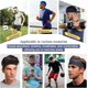 thumbnail image 3 of Diademas deportivas para hombres, diadema de entrenamiento que absorbe la humedad, correr, ciclismo, baloncesto, yoga, fútbol, ​​diadema unisex 4 piezas, 3 of 5
