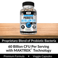 thumbnail image 4 of Kaya Naturals Probiotic 60 Billion CFU | Probiotics for Women, Probiotics for Men and Adults, Natural | Gut Health & Immune Support Supplement | Provides Digestive Support - 60 Vegetable Capsules, 4 of 8
