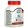 thumbnail image 4 of 21st Century Vitamin D3, 250 mcg (10,000 IU), 110 Rapid Release Softgels, 4 of 5