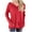 Red, variant on QUYUON Sweatshirts Women Trendy Winter Crewneck Sweatshirts Graphic Polyester Long Sleeve V-Neck Solid Blouse Tops Style S-709 Breathable Winter Sweatshirts Ladies Straight Fit Shirts Red 3XL