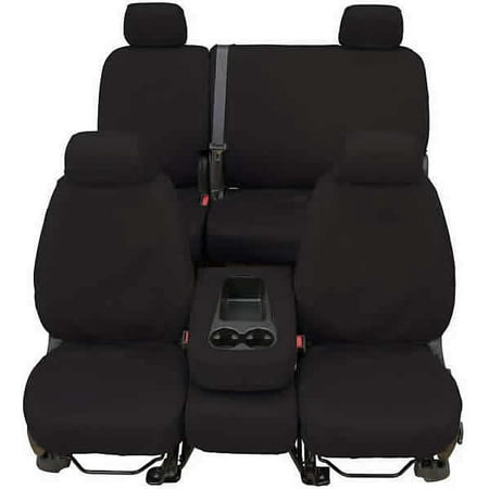 SeatSaver Seat Protector: 2001 Fits TOYOTA HIGHLANDER REAR 60 (Polycotton, Charcoal Black)