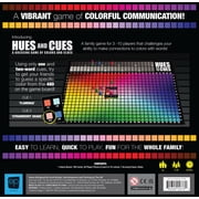 Hues and Cues Board Game, Word Association with Colors, Use Clues to Match the Right Hue, Fun for Families and Friends, A Vibrant Color Guessing Party Game From The Op Games