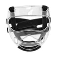 thumbnail image 2 of Máscara facial de Taekwondo, cubierta para la cabeza, máscara protectora, protector facial transparente para Sanda, Correa negra, 2 of 9