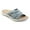 Blue, variant on Ichuanyi Slippers for Women Women Shoes Solid Color Hollowed Flat Low-heeled Sandals Fashion Casual Slippers
