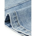 thumbnail image 5 of Denim Skirt for Women's Kowknot Pockets High Waist Y2k Bodycon Mini Skirts XS Light Blue, 5 of 6