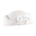 thumbnail image 4 of CFMIURAN, Women's Elegant Church Hats with Flower Applique - Vintage Pillbox Fascinator for Tea Party Wedding, Fashionable Cocktail Headwear for Women and Ladies, 4 of 4