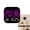 Pink, variant on Digital Wall Clock Large Display 2026 | LED Alarm Clock with Remote, Temperature, Calendar Day, Dimmable Brightness, Timer | Battery Operated for Wall or Desk | Modern Home Bedroom Office