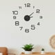 thumbnail image 4 of 1 juego de reloj de pared acrílico sin marco DIY, reloj de pared 3D con números grandes, decoración para el hogar, la sala de estar y la oficina, sin batería, 4 of 7