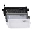 thumbnail image 1 of KAKOWELY 3pcs Zipper File Bags Organizer Mesh Zipper Pencil Case Storage Travel Holder Transparent Multipurpose Paper Document Pouches Student Stationery Office Bill Receive Bag,8.27"X3.54"X0.2", 1 of 4