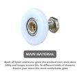thumbnail image 5 of 4pcs Replacement Part With Screw Runner Easy Install Sliding Guide Universal Practical For Bathroom No Noise Shower Door Roller,19mm, 5 of 5