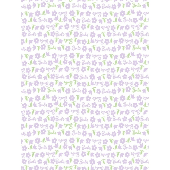 Learns to Cook Removable Vinyl Wallpaper by Barbie - Lavender