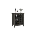 thumbnail image 3 of We Have Furniture Bar Cabinet Castle, One Open Shelf, Six Wine Cubbies, Carbon Espresso Finish, 3 of 4