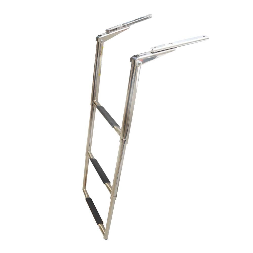 Challenger Boat Telescoping SlideOut Ladder 3 Step 34 1/4 Inch