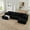 Black, variant on Kevinplus U shape Modular Sectional Sofa, Compressed Sectional Sofa Modern Minimalist Style Corduroy Couch, Sleeper Sofa for Living Room, Bedroom, Grey
