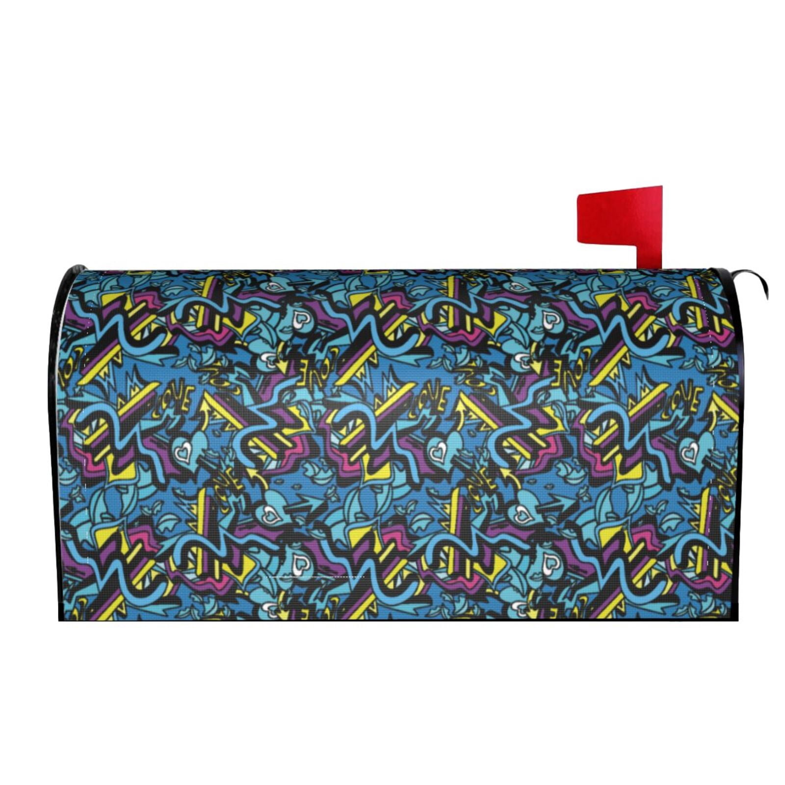 Xecao Love Music for Mailbox Cover with Magnetic Strips, Waterproof and Sunscreen, Adds a Decorative Touch to Your Garden Yard.