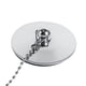 thumbnail image 2 of WYANG Tapa de Drenaje Tapón Ba?o Ba?era Cromado Metal sólido Tapón de desecho con Cadena para Accesorios de Fregadero de Cocina Ecomeon no, 2 of 6