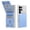 Blue, variant on ELEHOLD Case for Samsung Galaxy S25 Ultra, PU Leather Flip Wallet Case with Card Holder & Kickstand,Blue