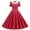 LYQ1_Red, variant on Meichang Women Party Dresses 1950s Vintage Double Breasted Notch Lapel Short Sleeve Cocktail Dress A-Line Polka Dot Prom Midi Dress