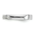 thumbnail image 3 of 14K White Gold Ring Band Wedding Diamond Lab Grown Round, 3 of 7