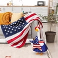 thumbnail image 3 of Independence Day Porch Goose Outfit 23 Inch Lawn Statue Summer Spring Courtyard Costume Multicolor Outdoor Garden Patio Yard Holiday Decor USA Flag Style 1PC, 3 of 7