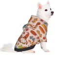 thumbnail image 2 of Fotbe Fall Thanksgiving Sudadera con Estampado para Perros Pequeños – Suéter con Capucha para Mascotas, Tela Suave de Forro Polar con Bolsillo-X-Large, 2 of 7