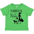 thumbnail image 3 of Inktastic I'd Rather Be in Paris- Shopping and Travel Girls Toddler T-Shirt, 3 of 5