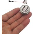 thumbnail image 4 of Circular Soffit Vent for Wide Application, 30Pcs Durable Stainless Steel Mesh Hole Louver with Easy Installation, Honeycomb Design for Kitchen Furniture & Fresh Air, 4 of 5