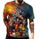 thumbnail image 1 of Camiseta con estampado 3d de Dragon Ball Son Goku para hombre, camiseta informal a la moda de verano, ropa para niño, camiseta para hombre TopXL heqiyong CONDUJO, 1 of 2