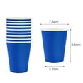 thumbnail image 6 of 10/20/30/50/100pcs Disposable Paper Cups Solid Color Paper Cups For Water DIY Birthday Wedding Party Picnic BBQ Travel and More, 6 of 9