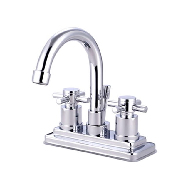 Kingston Brass KS8661DX 4 Inch Center Lavatory Faucet - Polished Chrome