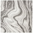 thumbnail image 6 of SAFAVIEH Craft Angjelko Abstract Area Rug, Grey/Silver, 6'7" x 6'7" Square, 6 of 9