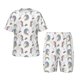 thumbnail image 1 of Balery Funny Kawaii Unicorns Dancing Conjunto de Pijama Infantil de Manga Corta con Estampado – Ropa de Dormir de Algodón Suave-XX-Large, 1 of 6