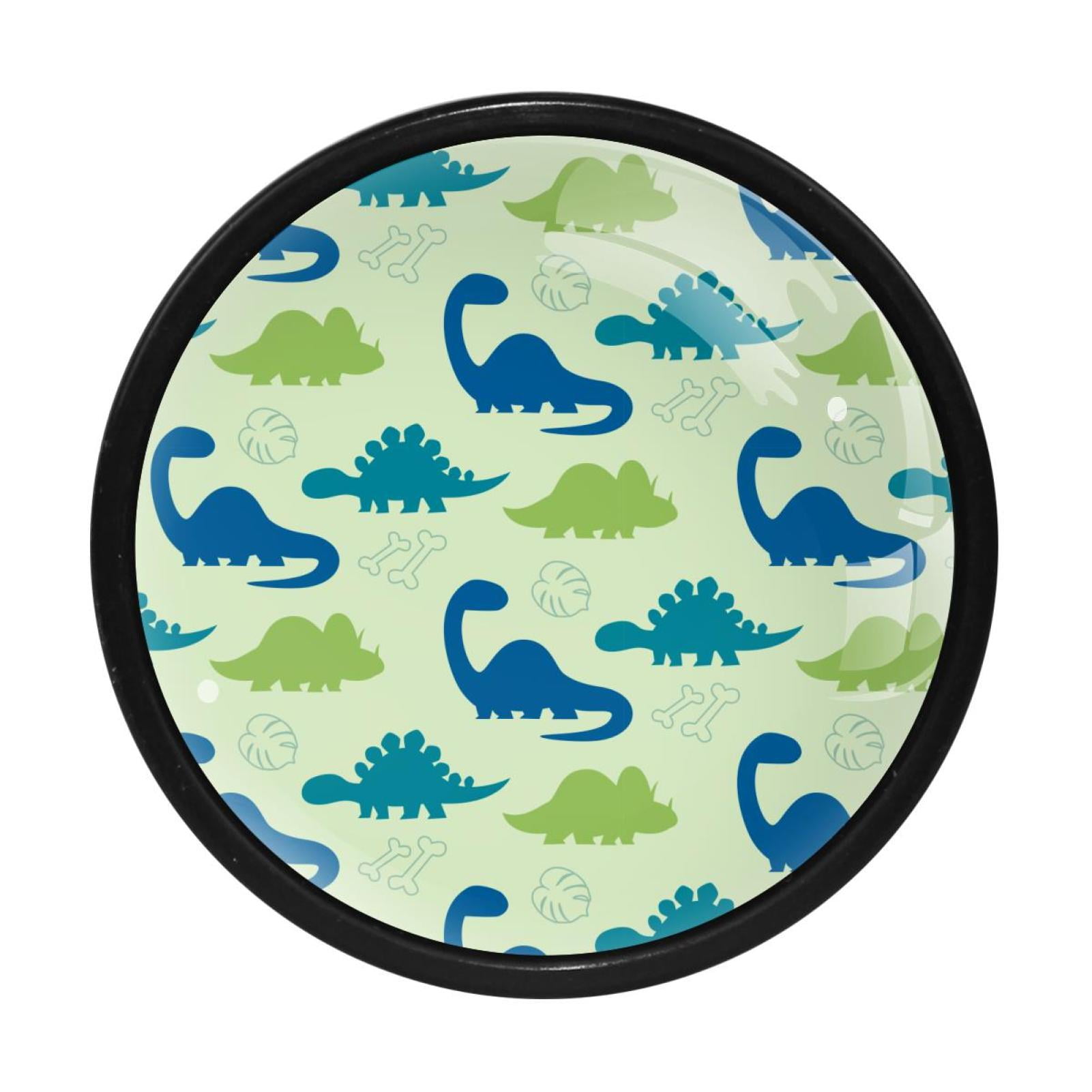 4 Pcs Dinosaur Knobs for Kitchen Cupboard Dresser Bookcase