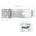 thumbnail image 2 of Cierre tipo candado SEHOI de acero inoxidable, 10 unidades con tornillos, 2 of 6