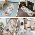 thumbnail image 5 of Kitchen Runner 2 x 6 Ft, Country Star Brown Non-Slip Residential Carpet, Vintage Rustic Texas Stars Wooden Indoor Crawling Mats Runner Rugs for Living Room/Dining Room/Bedroom, 5 of 8