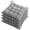 Grey, variant on Yuanmin 4 Pcs Chair Cushion, Large Chair Pads Seat Cushions Set of 4, Non Slip Memory Foam Tufted Square Seat Cushion with Ties,Ultra Soft Chair Cushions for Dining Kitchen Office Chairs (Brown)