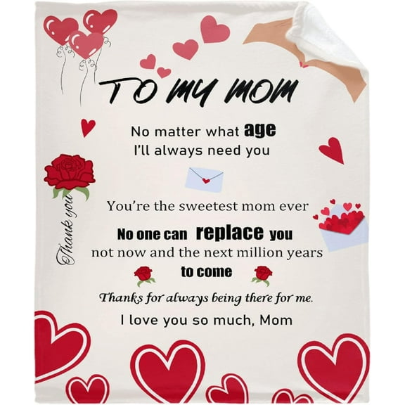 Mothers Day Blanket Gifts for Mom,Mom Gifts,Throw Blanket is Super Soft and Warm,All-Season Use, I Love You Mom Blanket, Birthday Gifts 40"x30"for Pet
