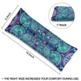 thumbnail image 2 of Decorative Paisley Print Seatbelt Pillow - Post-Surgery Mastectomy Heart Surgery Recovery Cushion - Mandala Inspired Car Travel Pillow for Women, 2 of 2