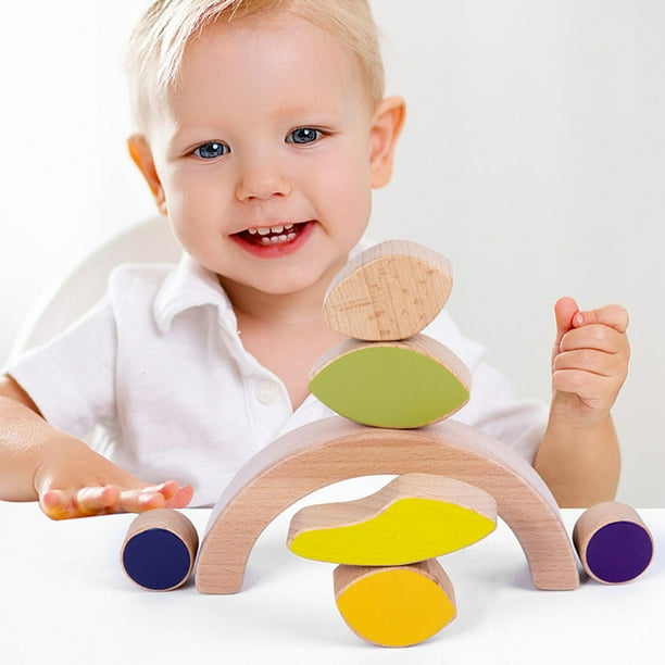 Bloques apilables Montessori Hugo Apilamiento de bloques de - Main Image