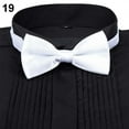 thumbnail image 2 of Naierhg New Arrival Men's Fashion Plain Bowtie Polyester Pre Tied Wedding Bow Tie Suits Tie, 2 of 8