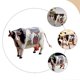 thumbnail image 4 of Cow Figurine Decor Resin Cow Shape Tabletop Ornament Holiday Atmosphere 14.5X9.2Cm 1Set, 4 of 5